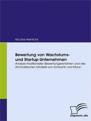 cover image of Bewertung von Wachstums- und Startup-Unternehmen